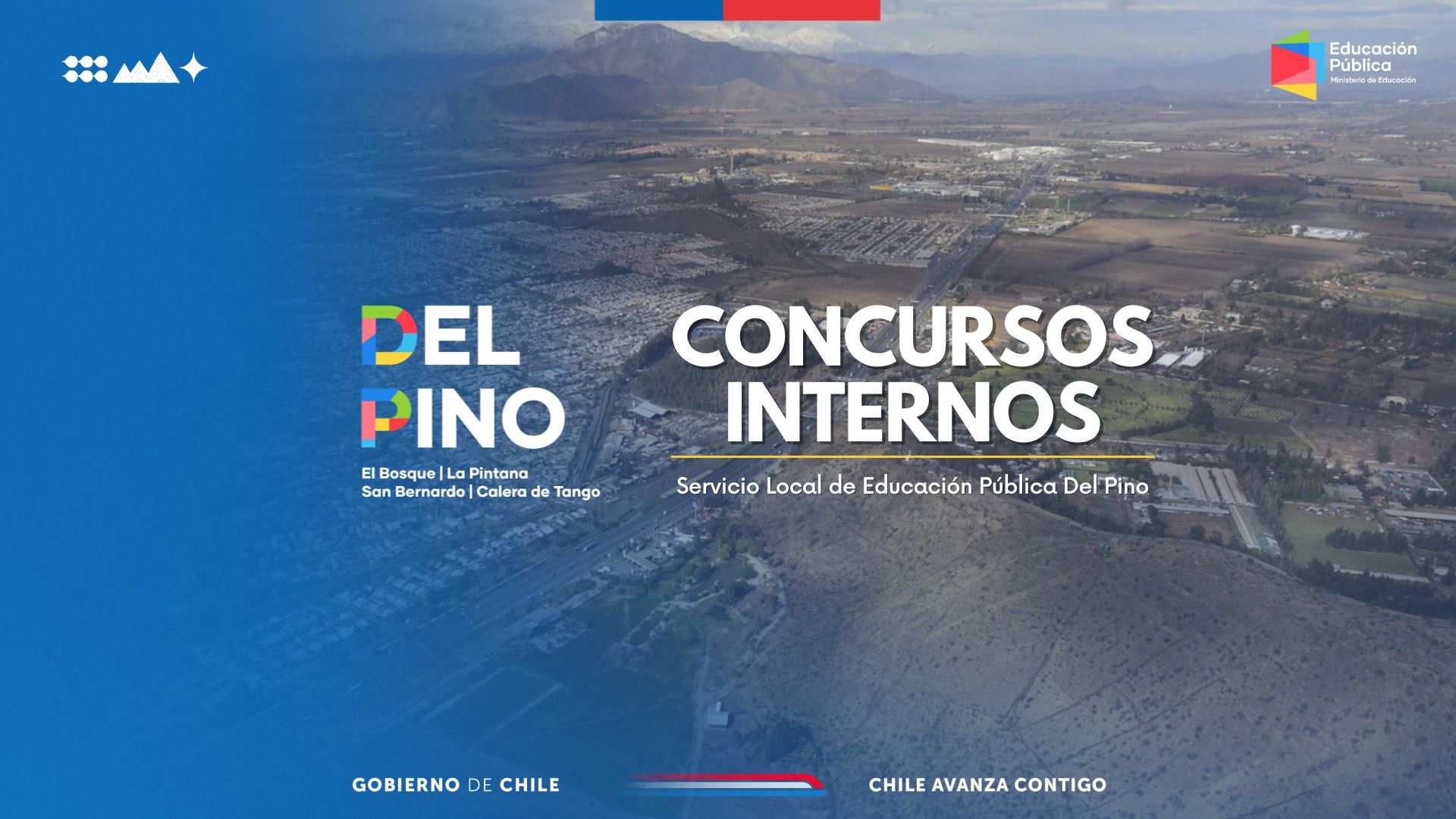 Llamado a Concurso Interno de Ingreso a la Planta del Servicio Local de Educación Pública del Pino